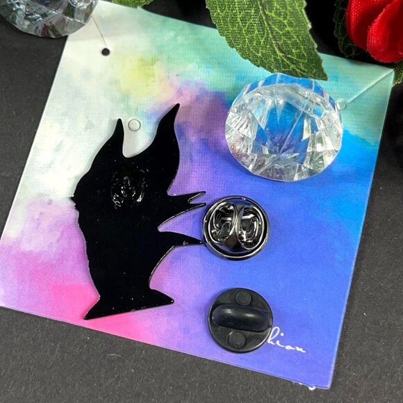 Maleficent Villain Lapel Pin Sleeping Beauty Brooch Pin Accessories Jewelry - Picture 3 of 5